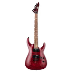 ESP LTD MH-200QM NT Roasted Jatoba Fingerboard - See Thru Black Cherry