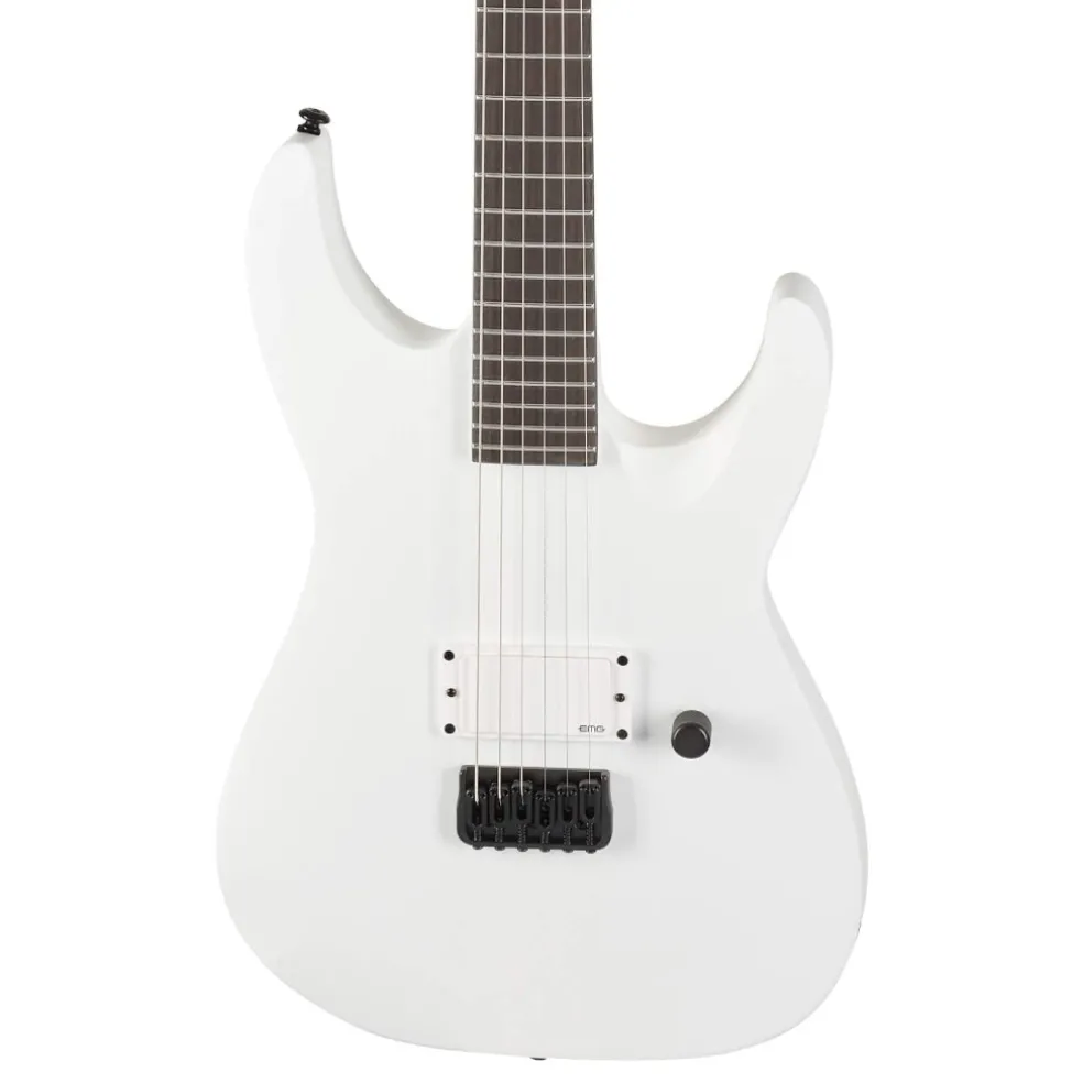ESP LTD M-HT Arctic Metal Electric Guitar - Snow White Satin