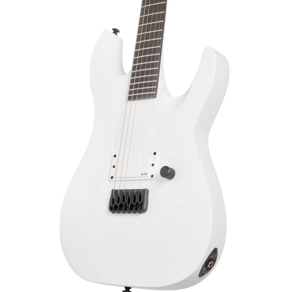 ESP LTD M-HT Arctic Metal Electric Guitar - Snow White Satin