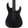 ESP LTD M-HT Black Metal Electric Guitar - Black Satin - LM-HTBKMBLKS
