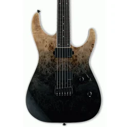 ESP LTD M-1000HT Burled Poplar Top Fishman Fluence Pickups - Black Fade