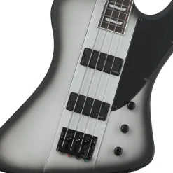 ESP LTD Phoenix 1004 Bass Guitar - Silver Sunburst Satin