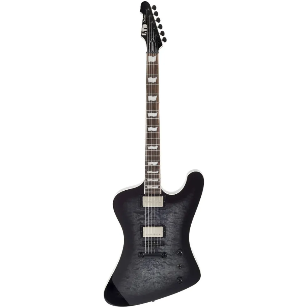 ESP LTD Phoenix-1000 QM Electric Guitar - See-thru Black Sunburst