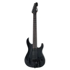 ESP LTD SN-1007 HT Baritone Electric Guitar - Black Blast
