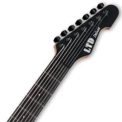 ESP LTD SN-1007 HT Baritone Electric Guitar - Black Blast