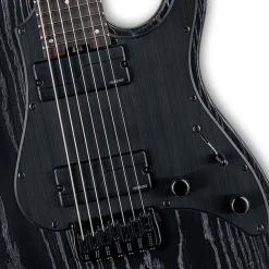 ESP LTD SN-1007 HT Baritone Electric Guitar - Black Blast