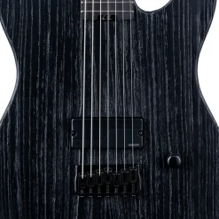 ESP LTD TE-1007 Baritone Electric Guitar - Black Blast