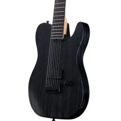 ESP LTD TE-1007 Baritone Electric Guitar - Black Blast