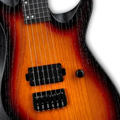 ESP USA HDX-1 Limited Edition Electric Guitar - 3-Tone Sunburst, Open Grain Satin