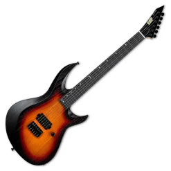 ESP USA HDX-1 Limited Edition Electric Guitar - 3-Tone Sunburst, Open Grain Satin