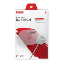 Evans EQ Clear Plastic Double Patch