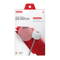 Evans EQ Clear Plastic Single Patch