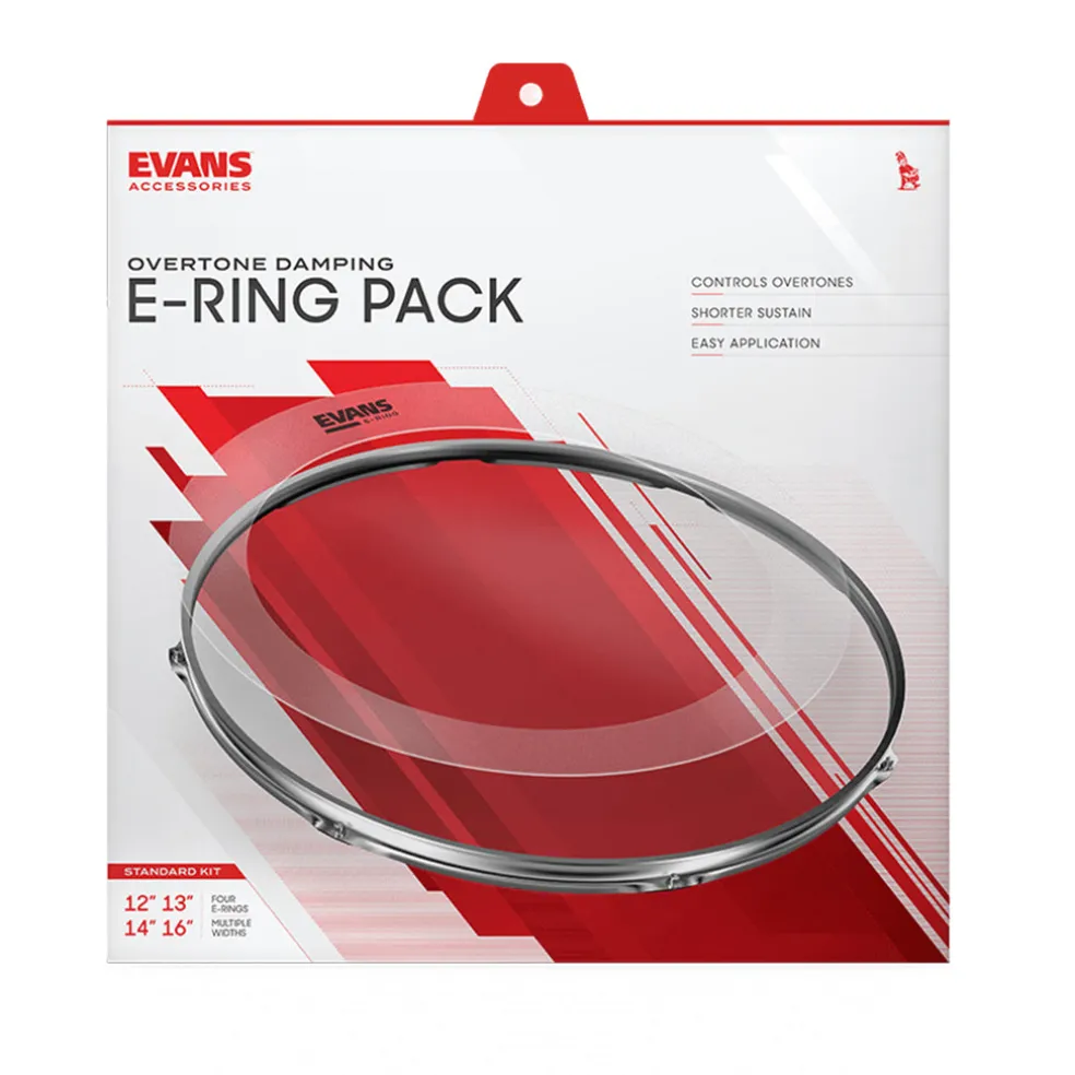 Evans E-Ring 12" - 13" - 14" -16" Standard Pack