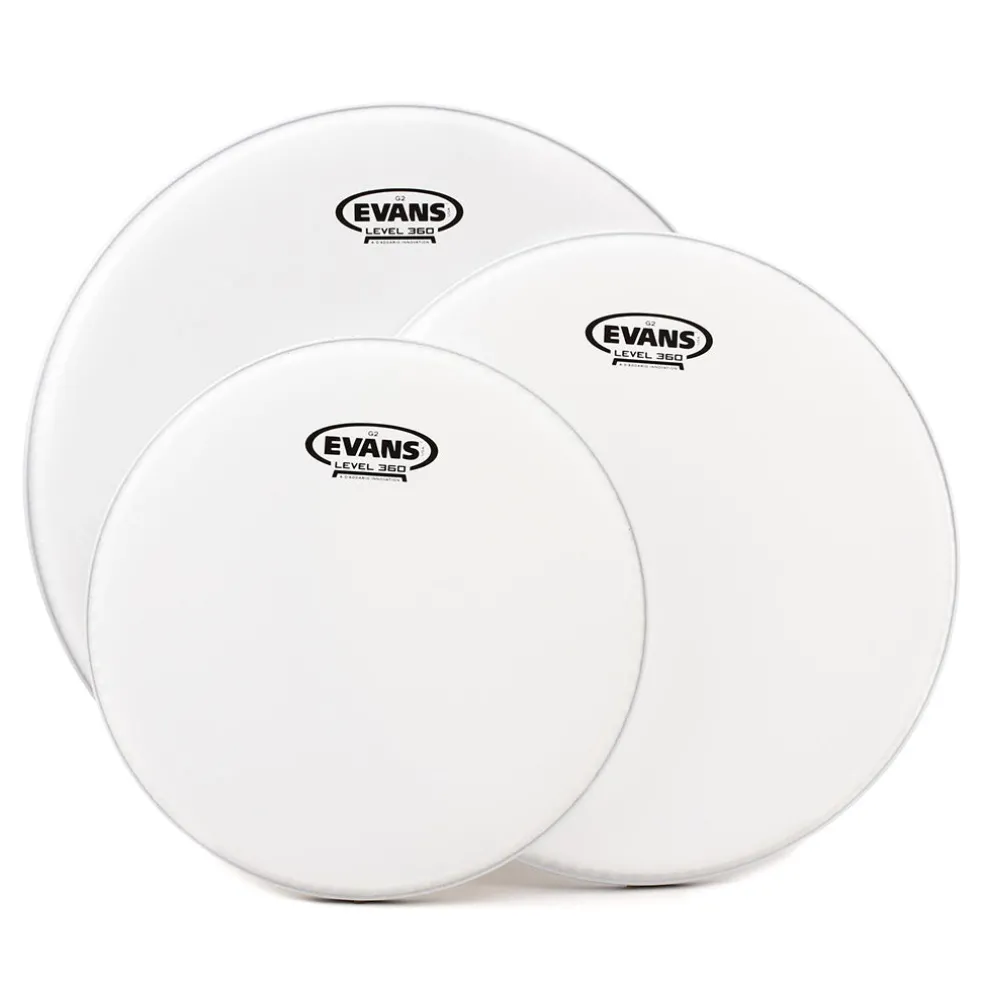 Evans G2 Coated Fusion Tom Pack - 10" 12" 14"