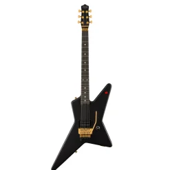 EVH Limited Edition Star, Ebony Fingerboard, Stealth Black with Gold Hardware