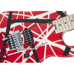EVH Striped Series 5150 - Red, Black, White
