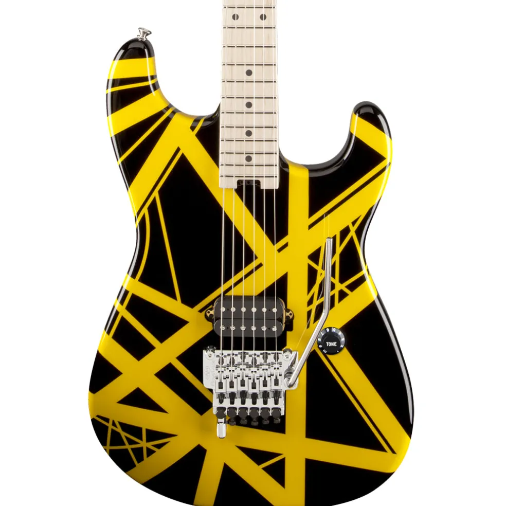 EVH Striped Series - Black with Yellow Stripes