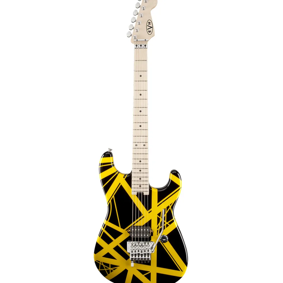 EVH Striped Series - Black with Yellow Stripes