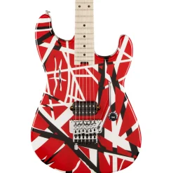 EVH Striped Series - Red with Black Stripes