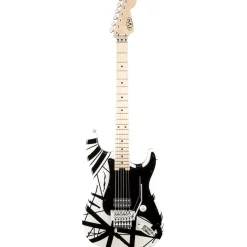EVH Striped Series - White with Black Stripes