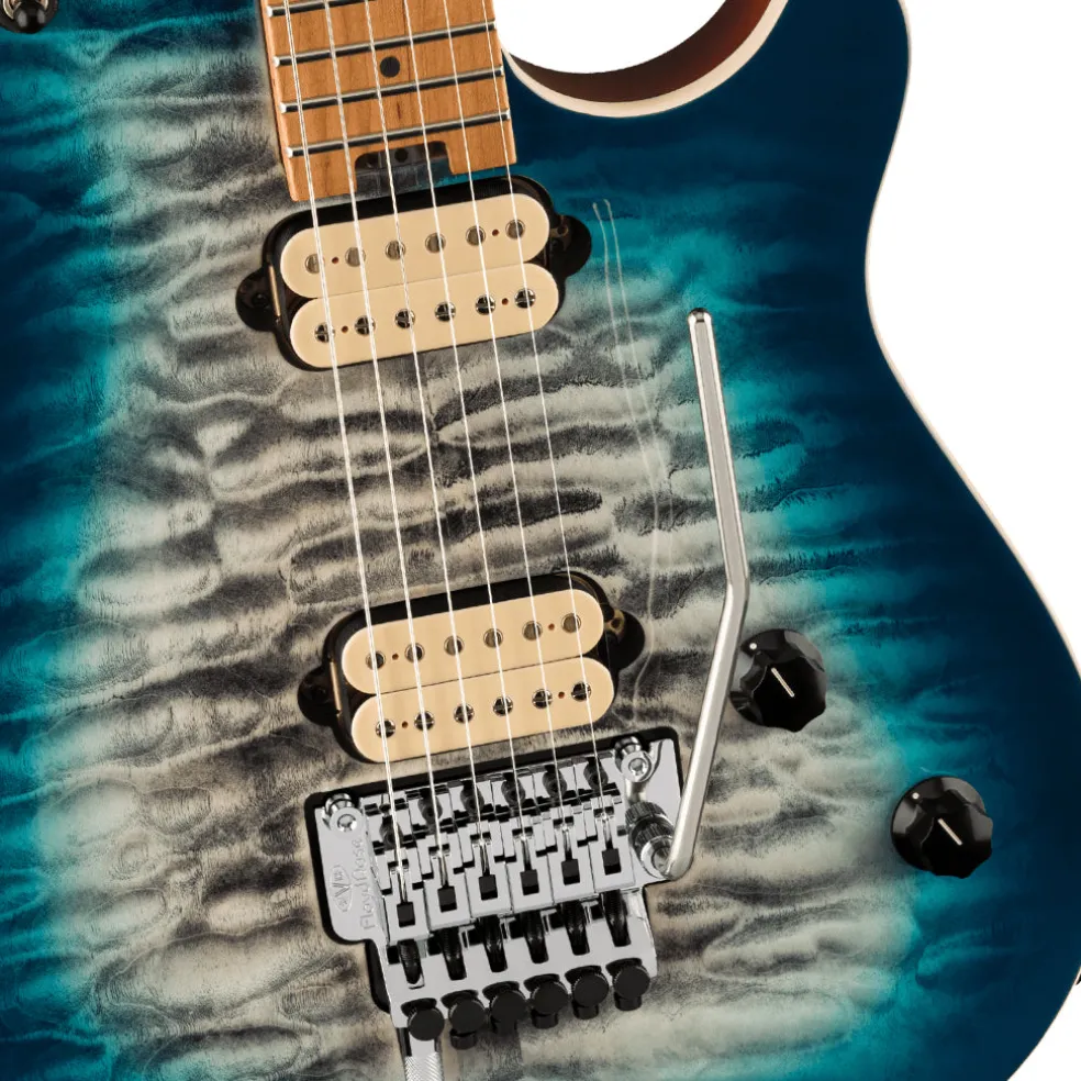 EVH Wolfgang Special QM in Indigo Burst