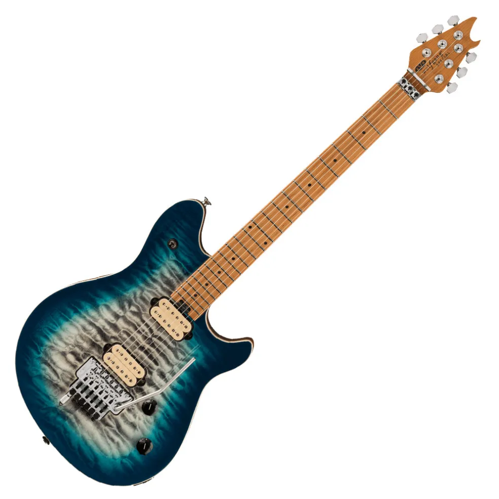 EVH Wolfgang Special QM in Indigo Burst
