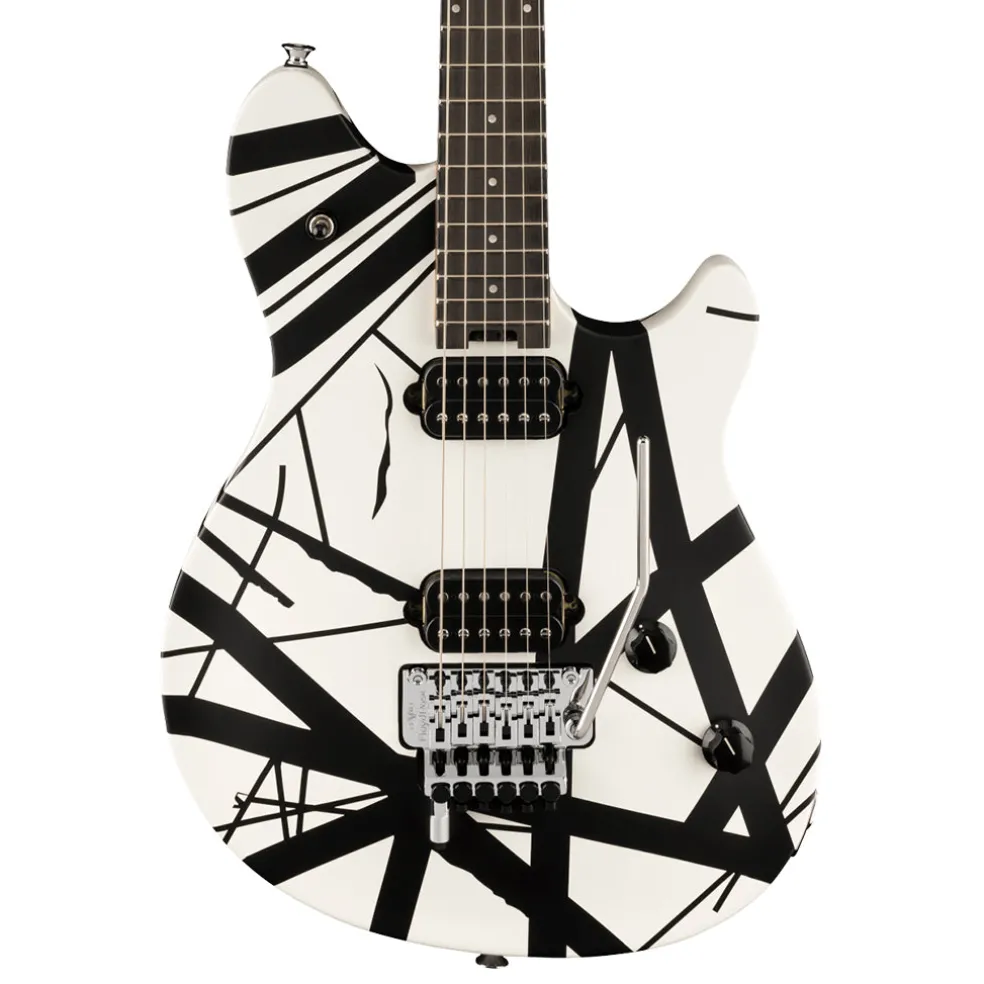 EVH Wolfgang Special Striped Series Black and White