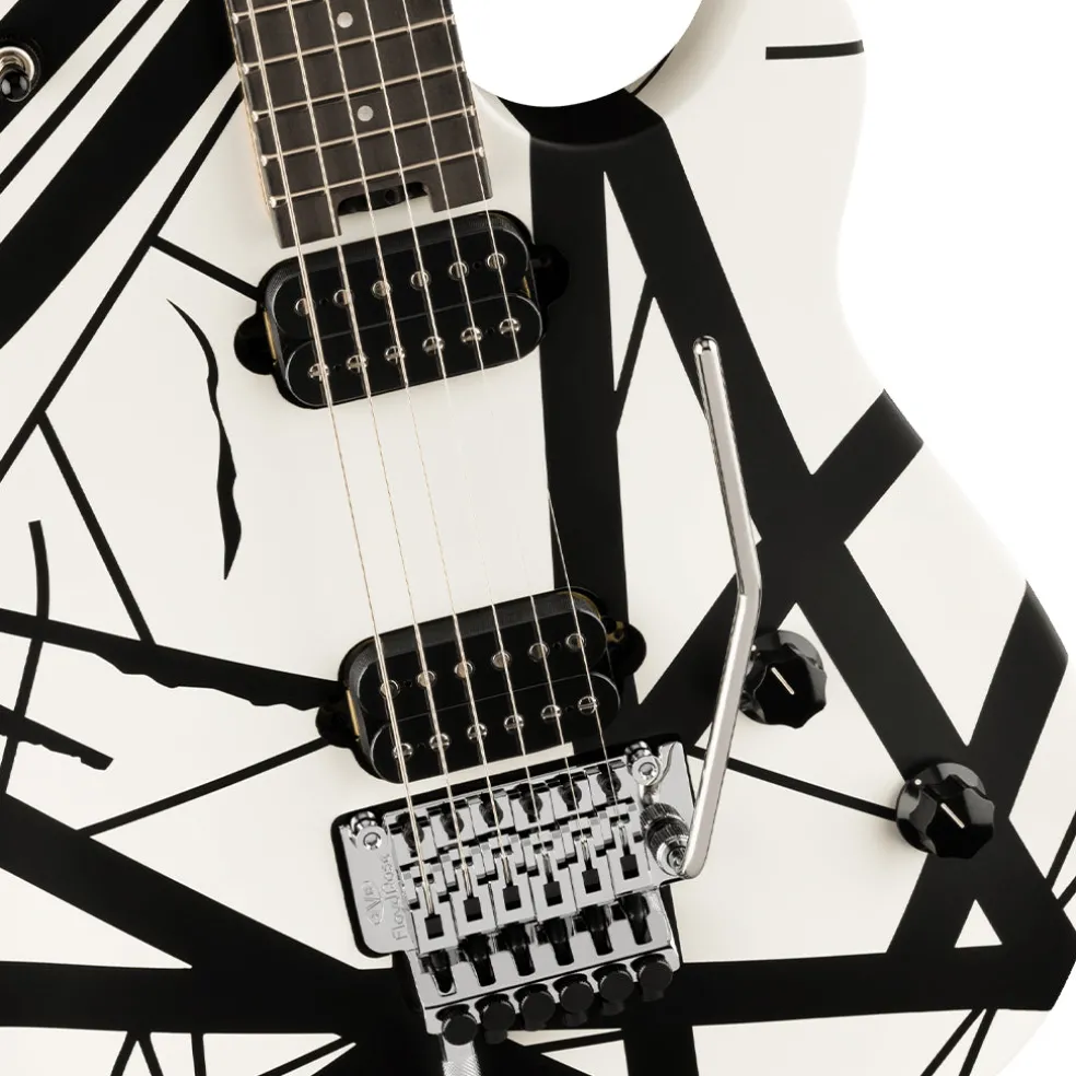 EVH Wolfgang Special Striped Series Black and White