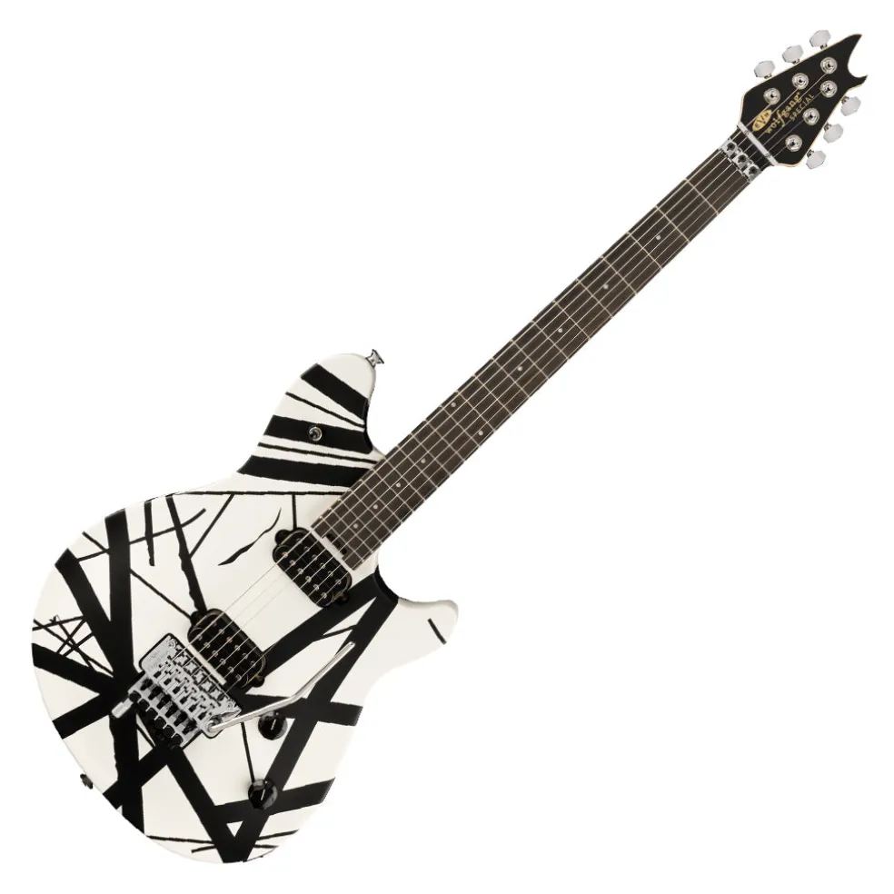 EVH Wolfgang Special Striped Series Black and White