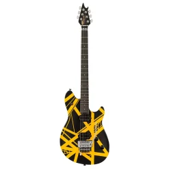 EVH Wolfgang Special Striped Series Black and Yellow
