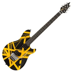 EVH Wolfgang Special Striped Series Black and Yellow