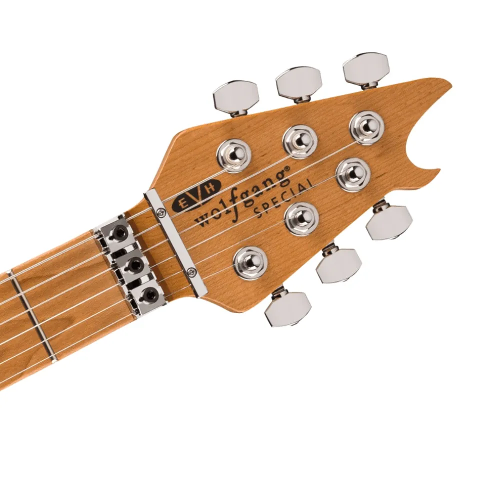 EVH Wolfgang Special with Quilted Maple and Baked Maple Fingerboard - Tiger Eye Glow