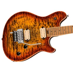 EVH Wolfgang Special with Quilted Maple and Baked Maple Fingerboard - Tiger Eye Glow