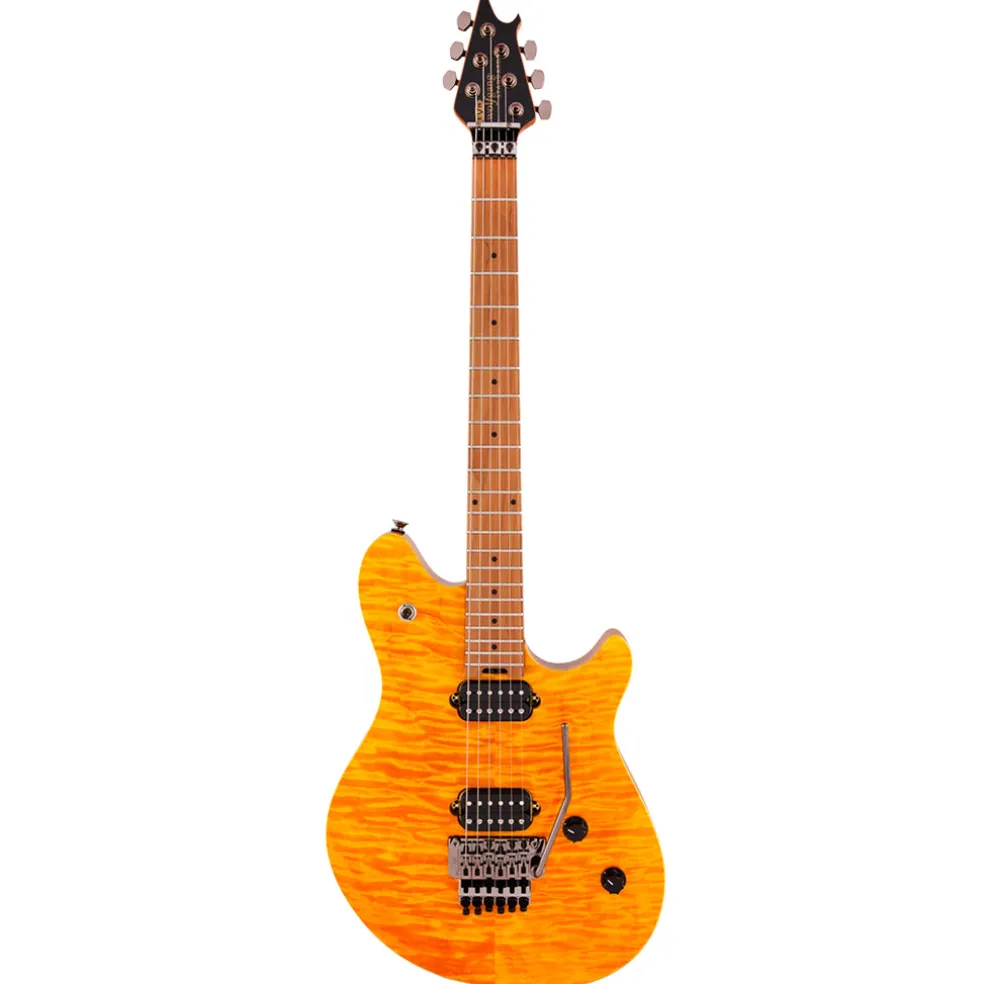 EVH Wolfgang Standard Quilted Maple - Trans Amber - Baked Maple
