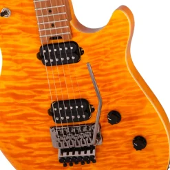 EVH Wolfgang Standard Quilted Maple - Trans Amber - Baked Maple