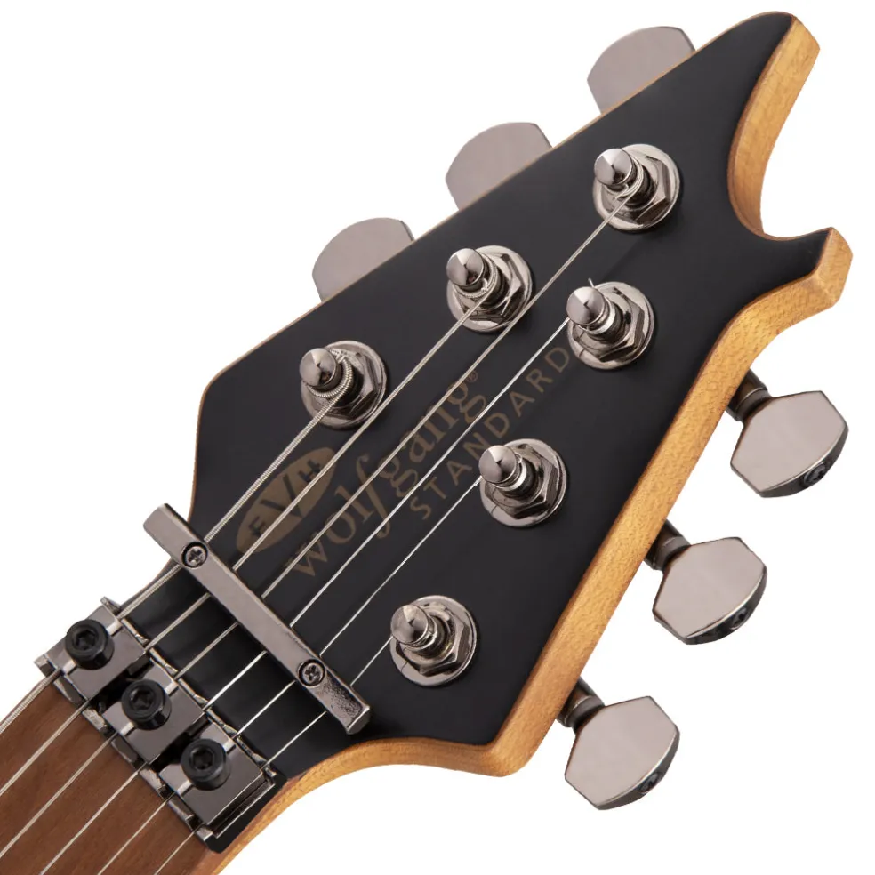 EVH Wolfgang Standard Quilted Maple - Trans Amber - Baked Maple