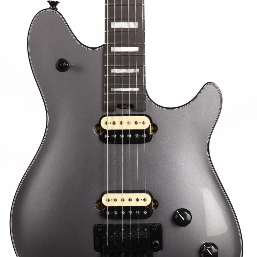 EVH Wolfgang USA Electric Guitar - Silver, Ebony Fingerboard
