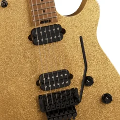 EVH Wolfgang® WG Standard, Baked Maple Fingerboard, Gold Sparkle