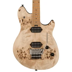 EVH Wolfgang® WG Standard Exotic Poplar Burl, Baked Maple Fingerboard, Natural