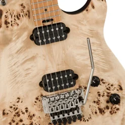 EVH Wolfgang® WG Standard Exotic Poplar Burl, Baked Maple Fingerboard, Natural