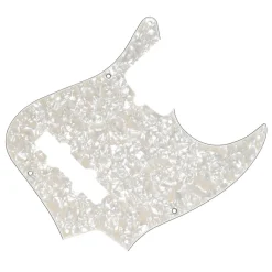 Fender - Pickguard, Jazz Bass®, 10-Hole Mount, Aged White Pearl, 4-Ply