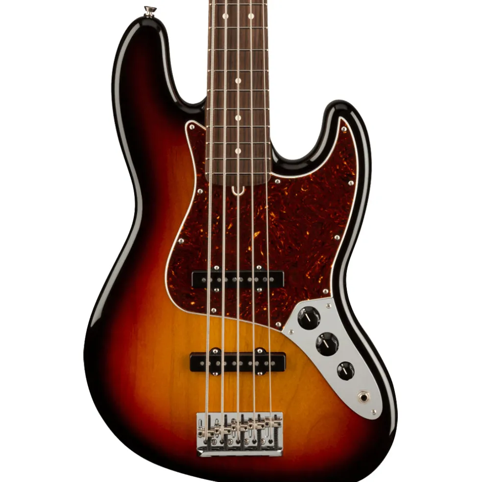 Fender - American Professional II Jazz Bass® V - Rosewood Fingerboard - 3-Color Sunburst