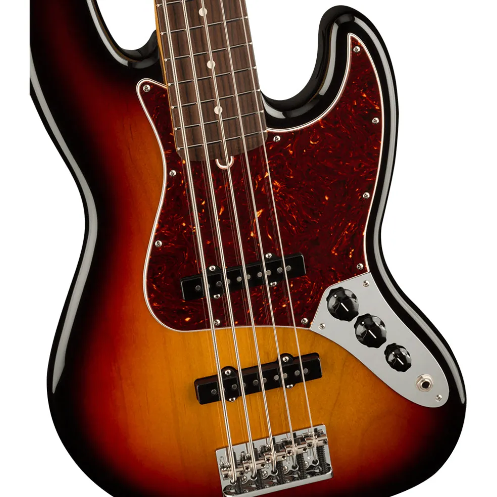 Fender - American Professional II Jazz Bass® V - Rosewood Fingerboard - 3-Color Sunburst