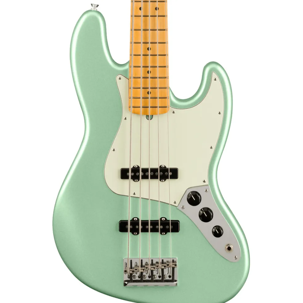 Fender - American Professional II Jazz Bass® V - Maple Fingerboard - Mystic Surf Green