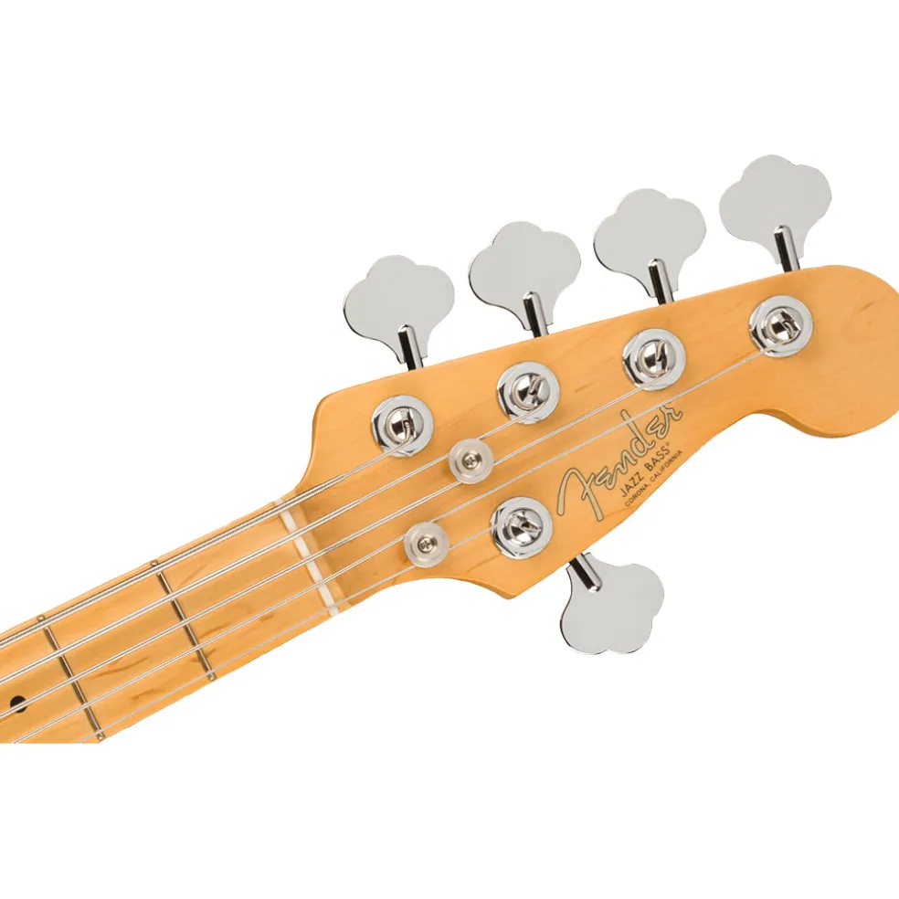 Fender - American Professional II Jazz Bass® V - Maple Fingerboard - Mystic Surf Green