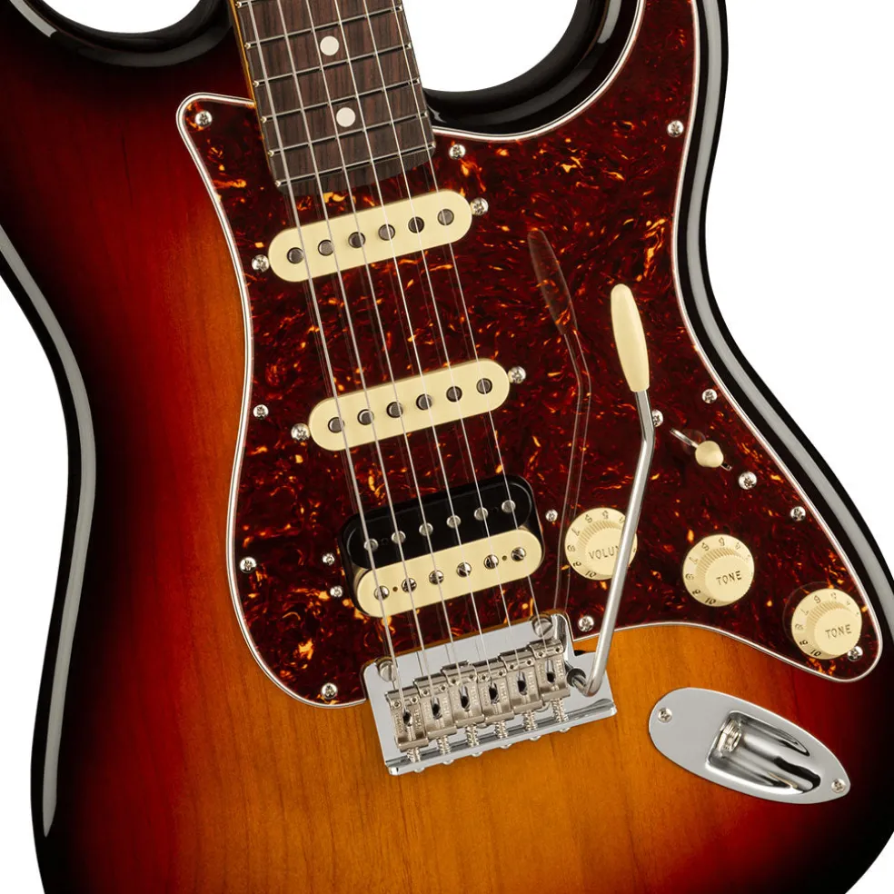 Fender - American Professional II Stratocaster® HSS - Rosewood Fingerboard - 3-Color Sunburst