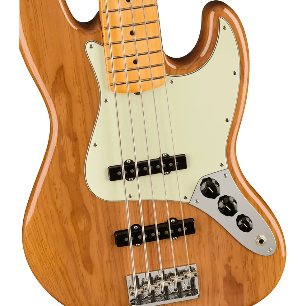 Fender - American Professional II Jazz Bass® V - Maple Fingerboard - Roasted Pine