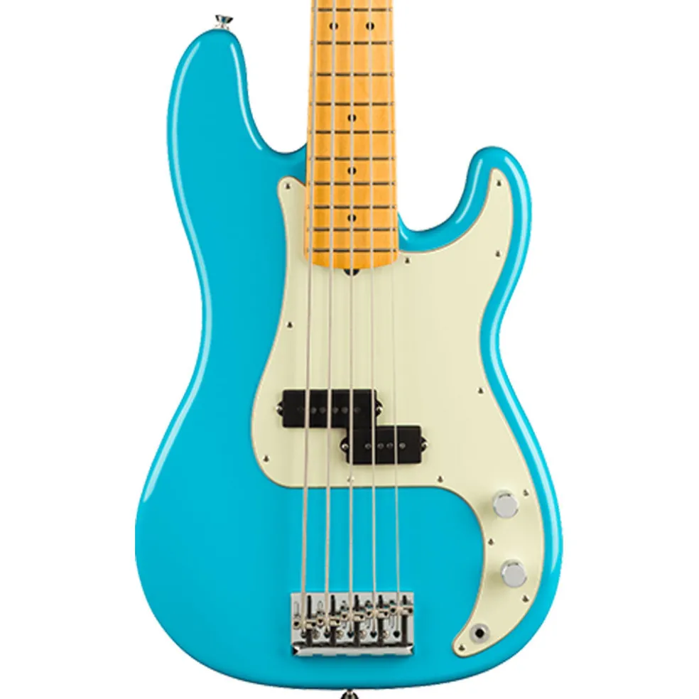 Fender - American Professional II Precision Bass® V - Maple Fingerboard - Miami Blue