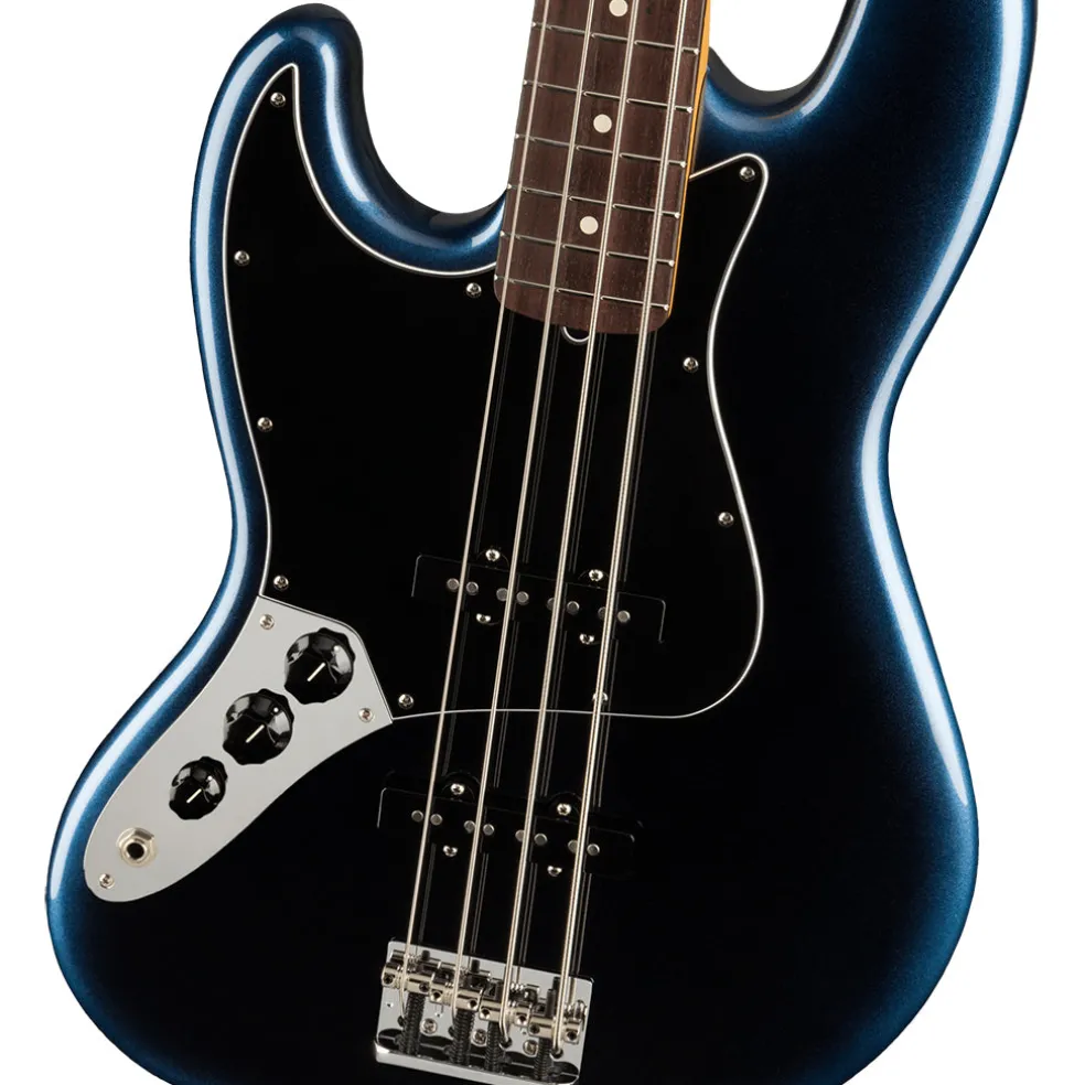 Fender - American Professional II Jazz Bass Left-Hand - Rosewood Fingerboard - Dark Night