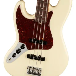 Fender - American Professional II Jazz Bass Left-Hand - Rosewood Fingerboard - Olympic White